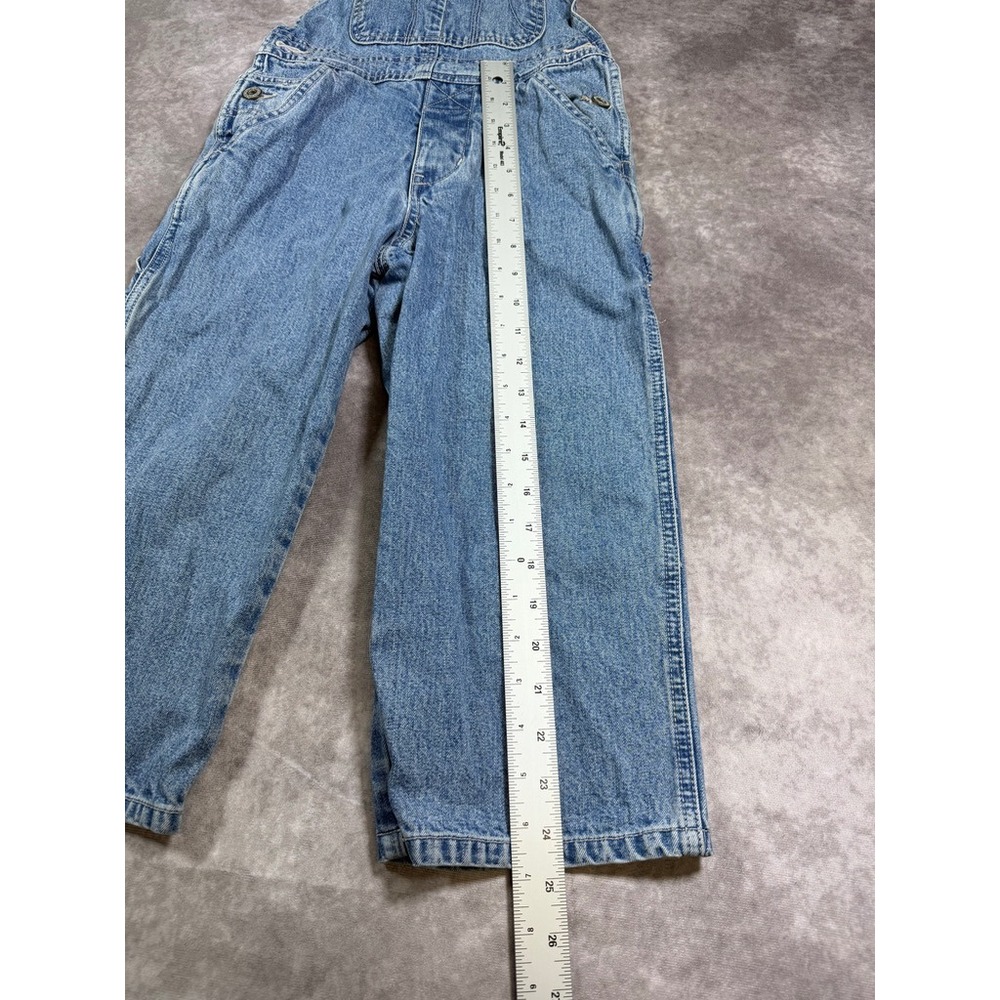 Vintage 1999 Gap Denim Overalls XS Blue Cotton Carpenter Workwear Dungarees - Picture 6 of 14